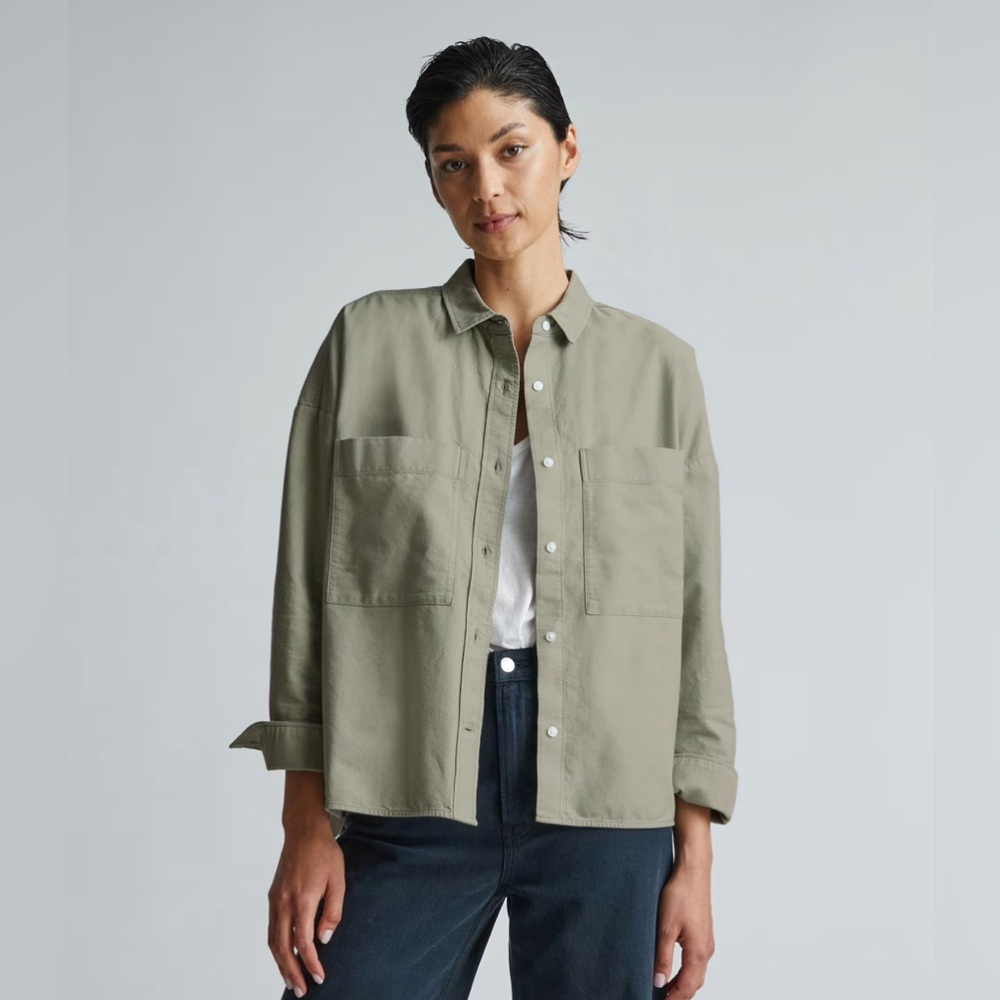 NWT Everlane Boxy Oxford XS